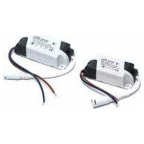 2x Driver LED, 13-18W transformateur pour plafonnier LED, alimentation panneau LED, connecteur DC pour plafonnier LED (13-18W)