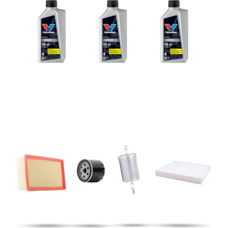 Kit tagliando 4 FILTRI e 3L OLIO compatibile con Renault Clio II 1.4 55kw Dal 1998 (1/5)