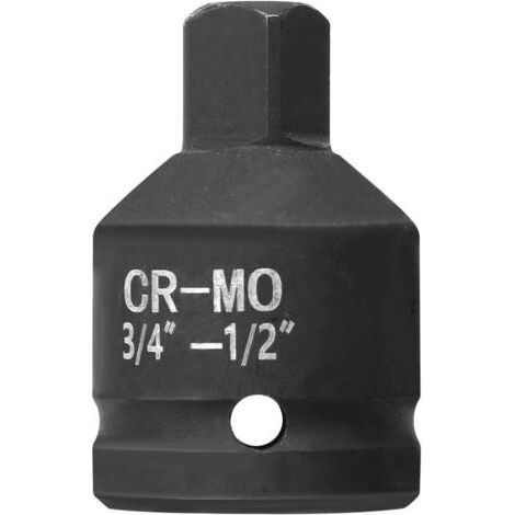 Adaptateur de Douille à Impact 3/4" F Vers 1/2" M en Acier Cr-Mo Réducteur D\'Entraînement Carré pour Perceuse à Percussion pour Clé Dynamométrique, Perceuse, Cliquet (1/5)