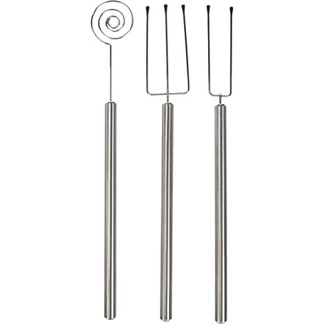 ibili Set Utensili Cioccolato Argento Inox 21 cm (1/4)