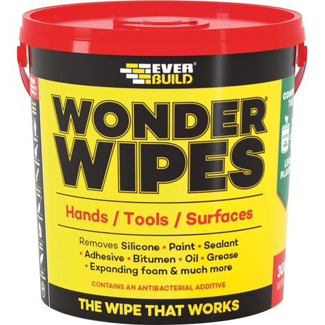 Everbuild GIANTWIPE Giant Wonder Wipes (Tub 300) EVBGIANTWIPE (1/5)