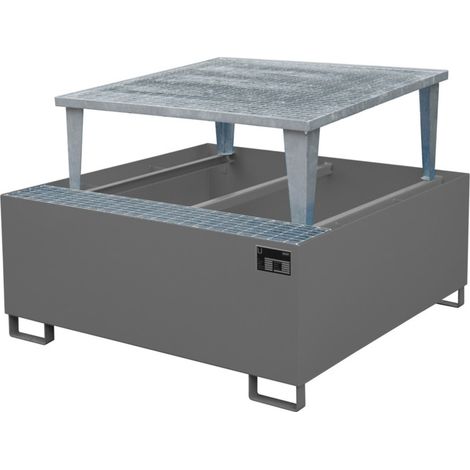 Bauer Südlohn Bac de récupération AWA 1000, laqué, gris souris