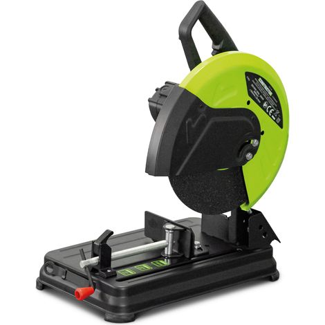 Tronçonneuse à métaux 2300W – Disque 355mm – Vitesse 3800t/min – Étau de serrage pour coupes précises – Constructor