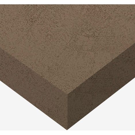 DIMEXACT - Papier peint adhésif effet crépi taupe Eco - 122 cm x 2 m - En Rouleau