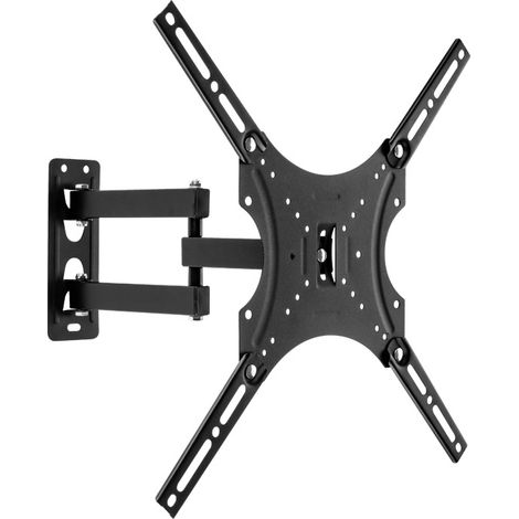 Support mural pour téléviseur compatible avec la plupart des téléviseurs de 14 à 60 pouces. Support mural entièrement articulé avec fixation murale. (1/5)