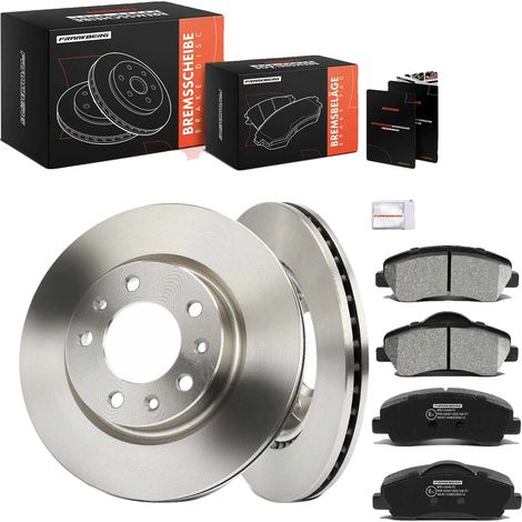 Disques de frein, diamètre 266 mm, épaisseur 18,8 mm, type ventilé, compatible avec Peugeot 308 II, diamètre du cercle de boulons 108 mm (1/5)