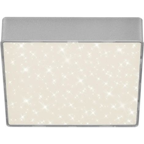 Plafoniera led Flame Star 15,7 x 15,7 x 3,6 cm 11w 1000lm color plata