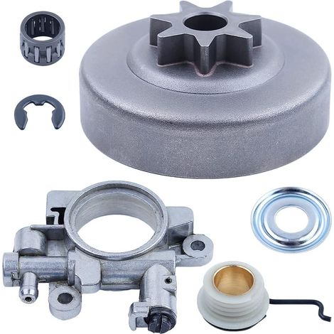 Kit d'engrenage à vis sans fin 3/8", pignon de pompe à huile, tambour d'embrayage pour tronçonneuse Stihl Ms311 Ms391 1129 640 2000 (1/5)
