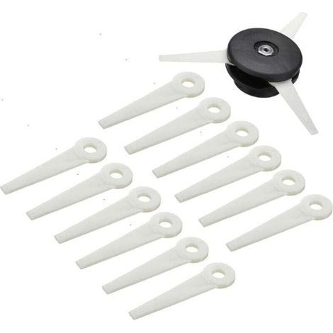 Freischneiderkopf + 12 Schneidmesser für STIHL POLYCUT 6-3 FS40 FS45 FS46 FS50 (1/5)