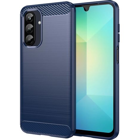 Funda de carbono para Samsung Galaxy A26 azul (1/5)