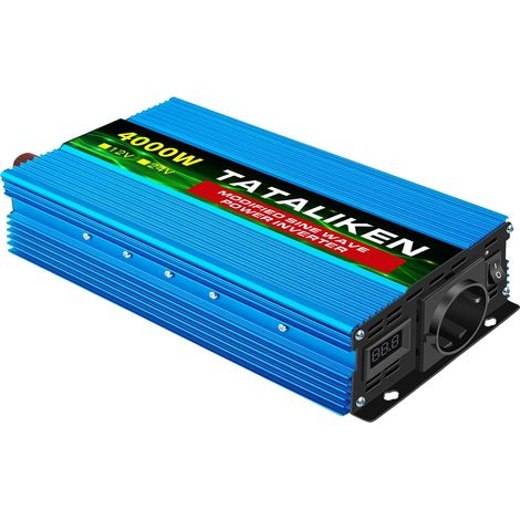 Inverter a onda sinusoidale pura, converte 12 V CC in 220 V CA, display LCD intelligente (1/2)