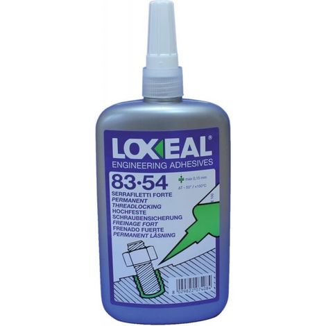 Fijador de tornillos fuerte verde LOXEAL 83-54 250ml