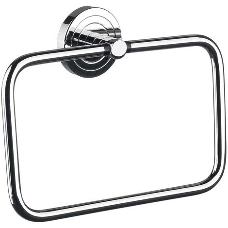 emco polo anneau porte-serviettes, pivotant, 210x153mm, chrome, (1/5)