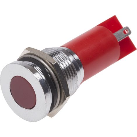 Voyant LED lumineux Rouge RS PRO, dia. 16mm ( Prix pour 1 )