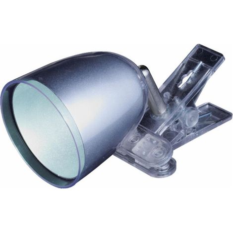 FLEXO LED PINZA MINI 3W 6400K 100º 230V PLATA (1/2)