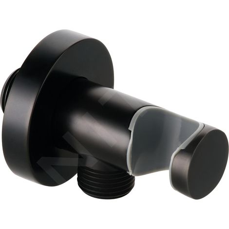 Kludi A-Qa - Coude mural, noir mat 6054739-00 (1/2)