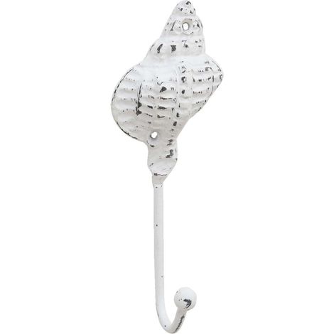 Patère en métal Coquillage  7 x 5 x 18 cm (1/4)