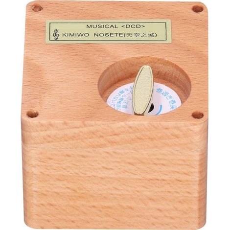 Retro-Spieluhr aus Holz, ideales Geschenk für Weihnachten, Neujahr, Geburtstag oder für Ihre Freundin oder Geliebte. (1/5)