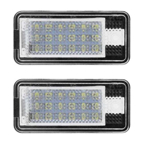Kit di luci a LED per targa auto in 2 pezzi (Hop-Lpl0114) per Audi A3 S3 A4 S4 B6 B7 A6 C6 S6 A