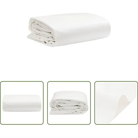 Bâche anti-UV -  Bâche blanc 1,5x2 m 650 g/m² (1/5)