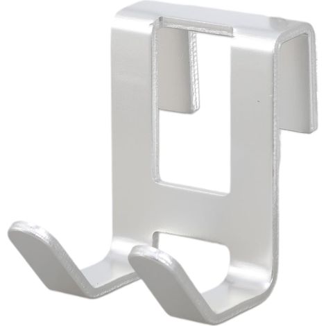 Porte-serviettes/porte-vêtements en aluminium spatial pour porte de (1/4)