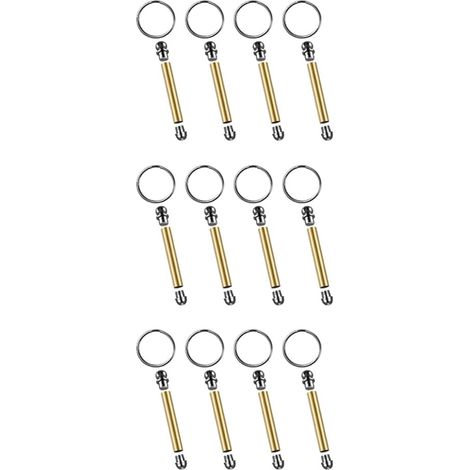 Kit complet de porte-clés 12 pièces avec mandrin pour travaux manuels et travail du bois (1/5)