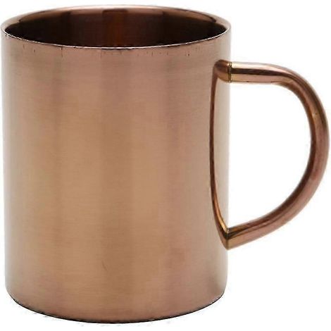 Goldene Edelstahl-Kaffeebecher, Cappuccino-Teetasse, doppelwandig, 400 ml-Rose Gold (1/5)