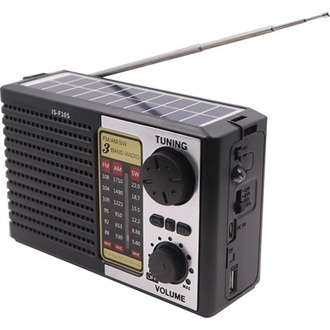 Radio Solaire de Survie avec Chargeur Exterieur (1/5)