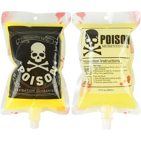 20 Pièces Poches à Boisson Halloween en Matériau Alimentaire pour Cosplay Vampire et Zombie (1/5)