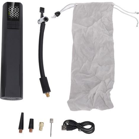 Tragbare Luftpumpe (4000 mAh, 150 PSI), 5 Modi, Autoreifenfüller mit LED-Licht, für Motorrad, Schwimmring (1/5)