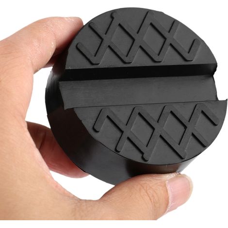 Coussin de support de cric universel 4 tonnes - Bloc en caoutchouc pour réparation automobile