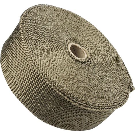 Ruban isolant pour collecteur d'échappement, 15 m, 50 mm (or titane) (1/5)