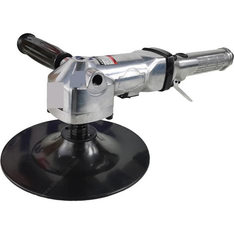 Ponceuse puissante de 7 Pouces polisseuse à Air sans Vide 5/8 "Filetage de Broche 1/4" Outils de ponçage pneumatiques à entrée d'air(2500 RPM AAP180) (1/3)