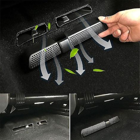 Coussin de siège arrière pour Skoda Kodiaq 2016-2019, filet de protection sous banquette, lot de 2, compatible climatisation, grille aérée, accessoire auto (1/5)