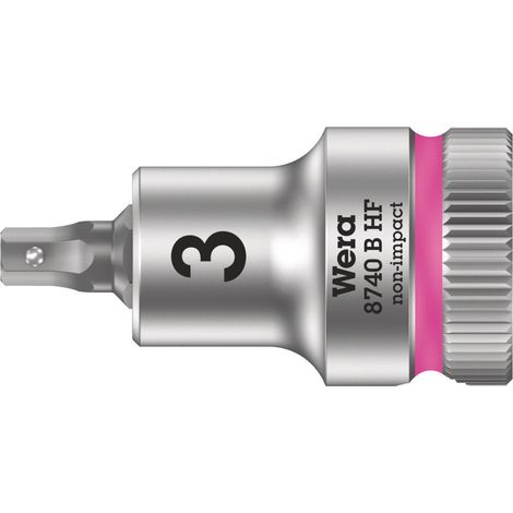 Wera 8740 B HF 05003030001 Außen-Sechskant Steckschlüsseleinsatz 3 mm 3/8" (10 mm) (1/5)