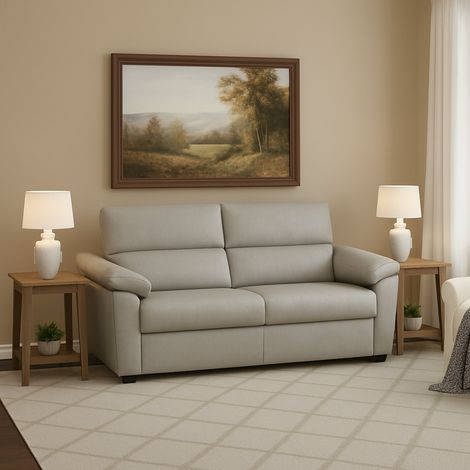 Schlafsofa 2-Sitzer Contrada, Abziehbar, Stauraum Made in Italy, Klappöffnung, 205x95 cm Beige (1/5)