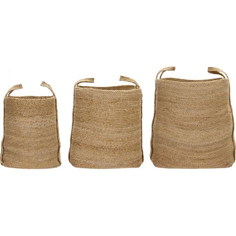 Lot de 3 paniers de rangement Stella h 39 cm (1/5)