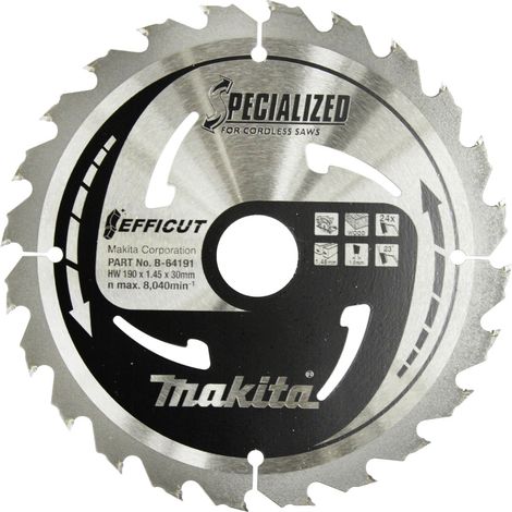 Makita B-64191 Kreissägeblatt 190 x 30 x 1.45 mm Zähneanzahl: 24 1 St.