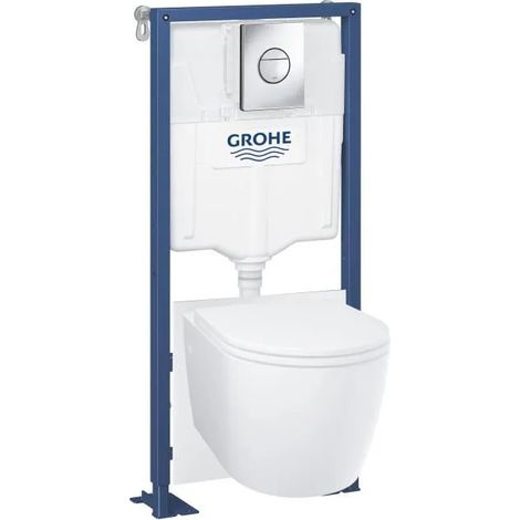 Bauträger Grohe bâti-support Keramik geräuschlos Soft-Close (1/3)
