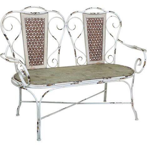 Banco de metal 129x56.5x95h cm (1/5)