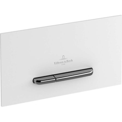 Villeroy & Boch ViConnect - Pulsador de descarga de WC, blanco/cromo 92216168 (1/4)