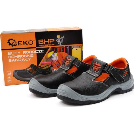 Scarpe antinfortunistiche, sandali da lavoro modello S1P n. 8 - taglia 45 (10) (1/5)