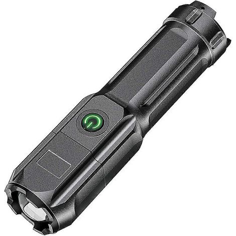 Lampe torche LED puissante pour extérieur, longue portée, rechargeable, mini (1/5)