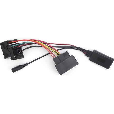 Adaptateur Bluetooth 5.0 AUX pour voiture avec microphone 6 broches et câblage mains libres, compatible avec Ford Mondeo (1/5)