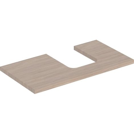 Placa de lavabo Geberit ONE, recortable a la derecha, para lavabo (1/2)