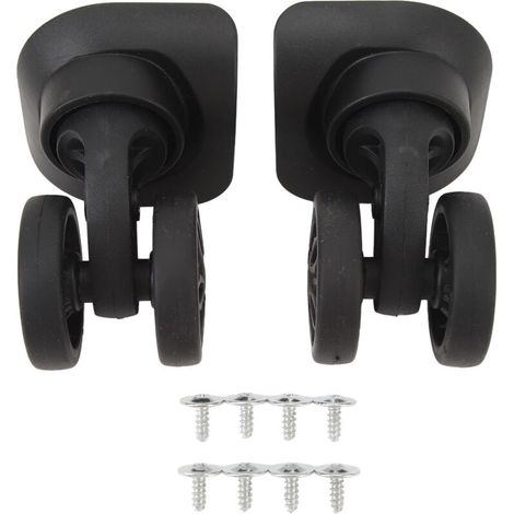 2pcs Roue de Remplacement pour Bagages, Facile à Installer, Roulette Universelle pour Valise pour Réparation (1/5)