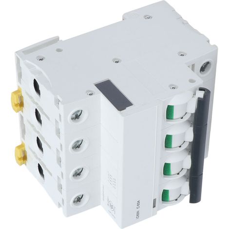 MCB 4P Modularer Leitungsschutzschalter, Niederspannung, DIN-Schiene, AC 400V 63A, Schutz für Hausinstallationen (1/5)