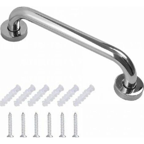 YMYNY Barre D'Appui En Inox Murale Robuste Poignée De Baignoire Salle Bain WC Sécurité Grab Bar pour Handicapés Personnes Agées Enfants(30cm