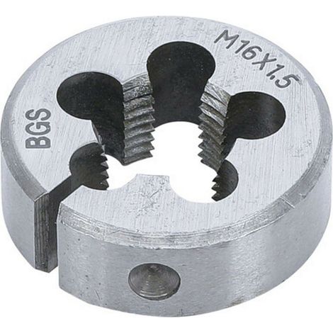 Filière - M16 x 1.50 - Acier GCr15 - Pour Filetage Droit et Réparation - 38.1 mm - Unité