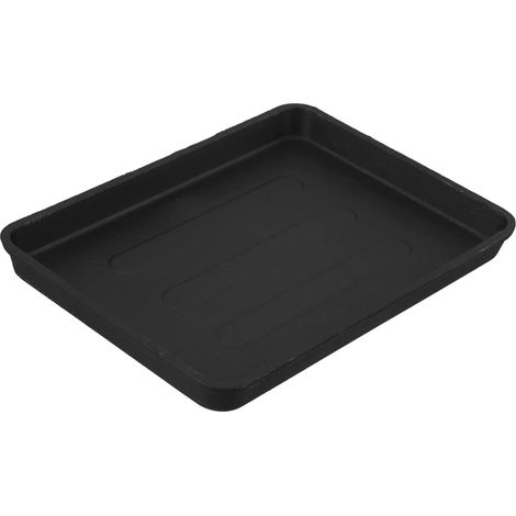 Plaque De Cuisson En Fonte - 1 Unité - Surface Lisse - Compatible Induction Et Feu - Pour Barbecue Extérieur - 19,5x14,5x2 Cm (1/5)